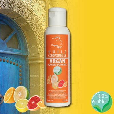 Huile massage aux agrumes